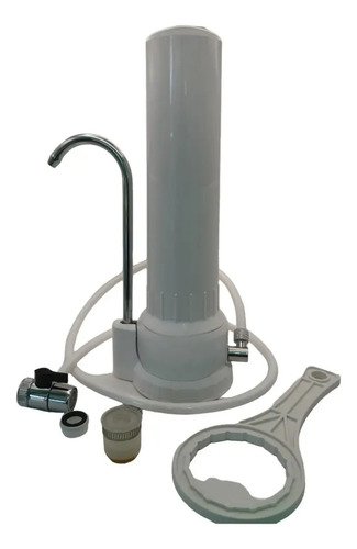 Purificador De Agua Lumax Sobre Mesada 2244lls 4 Etapas Blanco