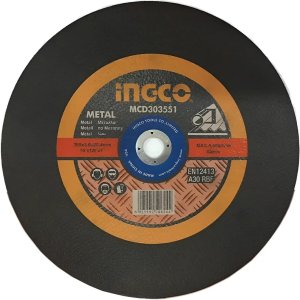 Disco De Corte 14'' Sensitiva Ingco Para Metal Mcd303551 Negro