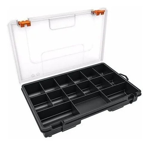 Organizador 11 Pulgadas 15 Compartimentos Truper 19896 Negro