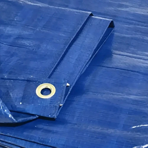 Lona Toldo Adeleste Azul 10x8 Impermeable Con Ojales Para Camping - Imagen 2