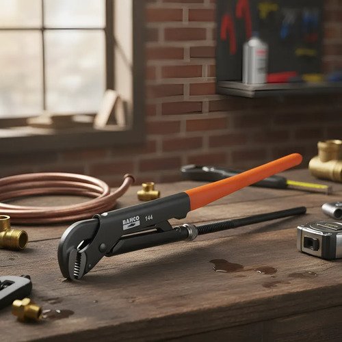 Llave De Caño N 141 Bahco Apertura 49mm Negro
