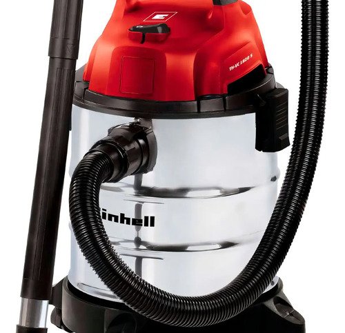 Aspiradora Industrial Einhell Expert Tc-vc 1820 S De Tambor 20 L Para Líquidos Y Sólidos Rojo/plata - Imagen 8