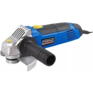 Amoladora Angular De 4 1/2 650w Foreman 2 Años De Garantia Azul Marino 50hz