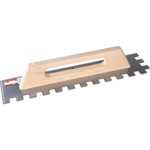 Llana Dentada Rubi 12x12 Porcelanatos 48cm Mango Madera Acero