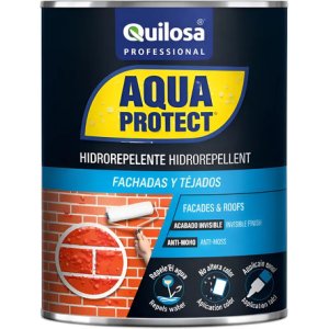 Impermeabilizante Para Fachadas Y Tejas Quilosa Aqua 5lts Transparente Brillante