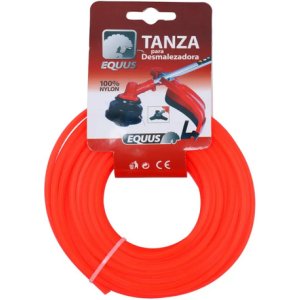 Tanza Cuadrada 3.0mm X 15m Para Desmalezadora Equus Naranja