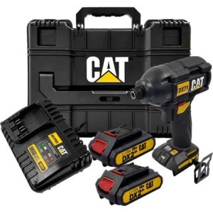 Atornillador De Impacto Inalámbrico Brushless 18 V Dx71 Cat Color Negro